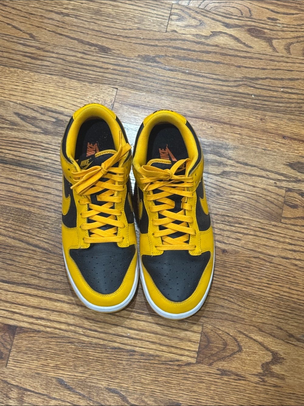 Nike Yellow and Black Men's “Dunks” Sneakers